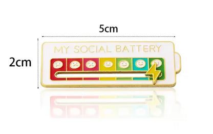 Pin Batería Social - MoodPin