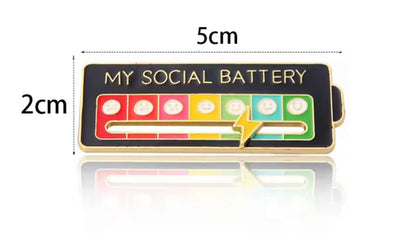 Pin Batería Social - MoodPin
