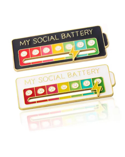 Pin Batería Social - MoodPin